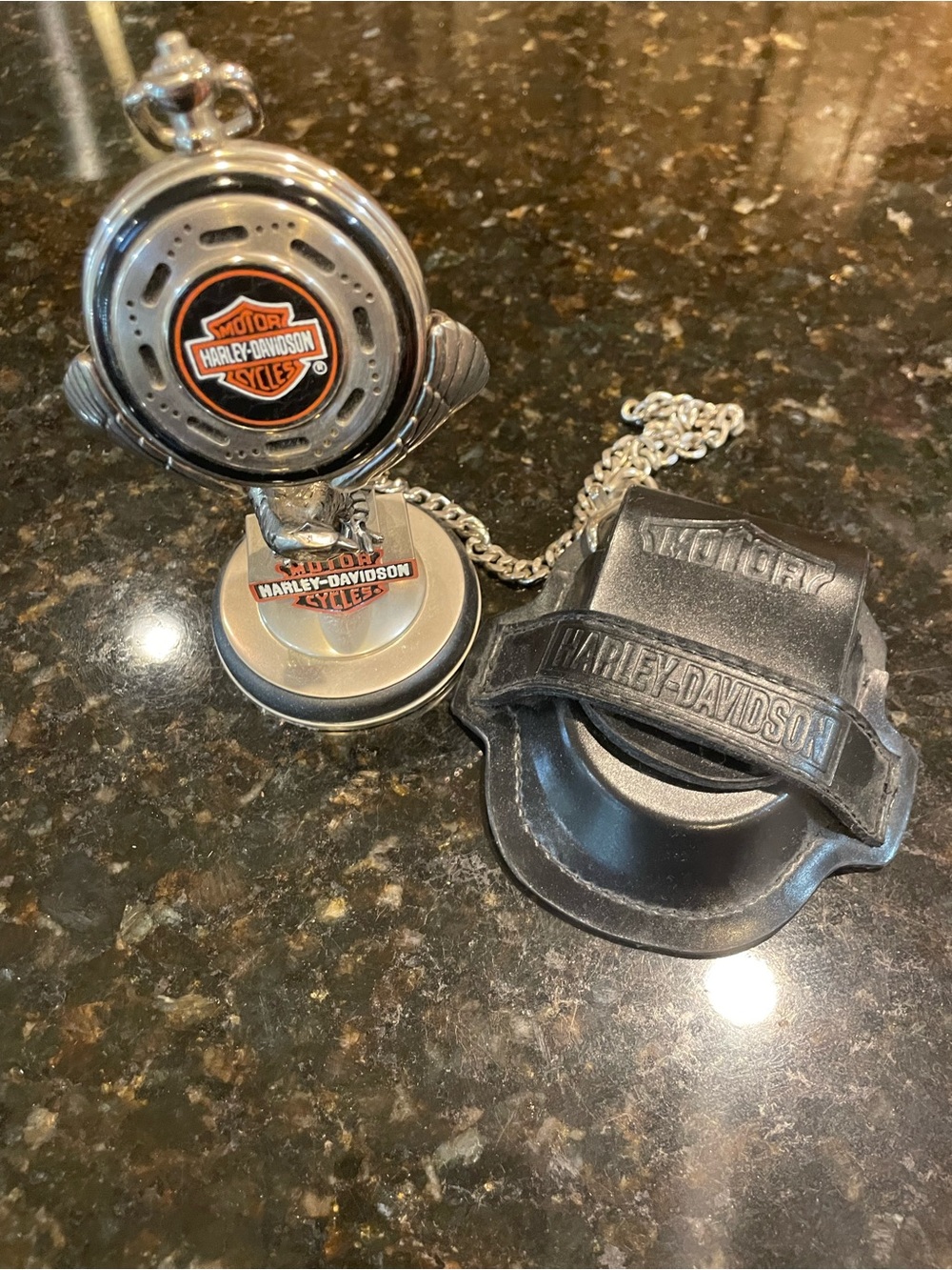 Franklin Mint Gold and Silver Pocket Watch Accent